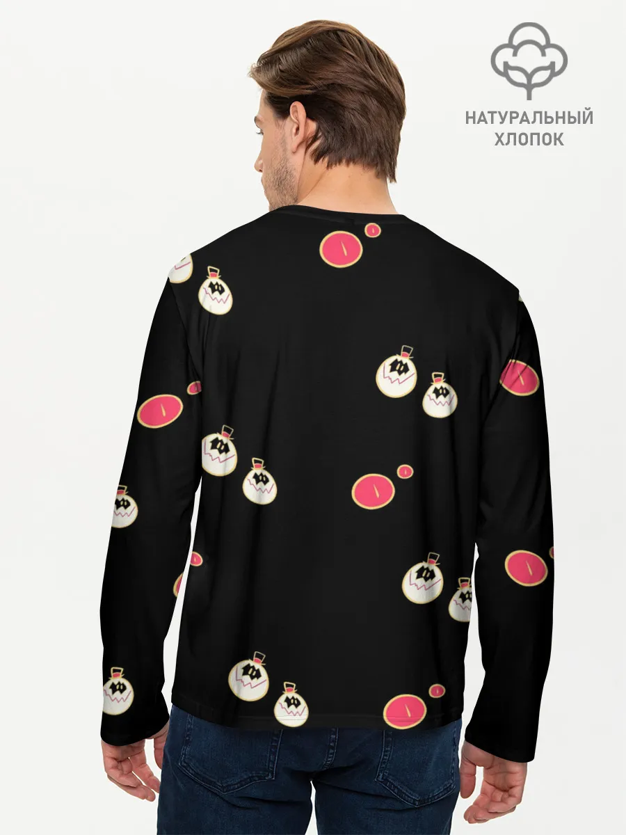 Мужской лонгслив базовый / Отель хазбин