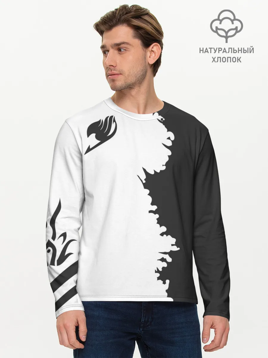 Мужской лонгслив базовый / абстракция Фейри Тейл