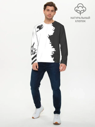 Мужской лонгслив базовый / абстракция Фейри Тейл