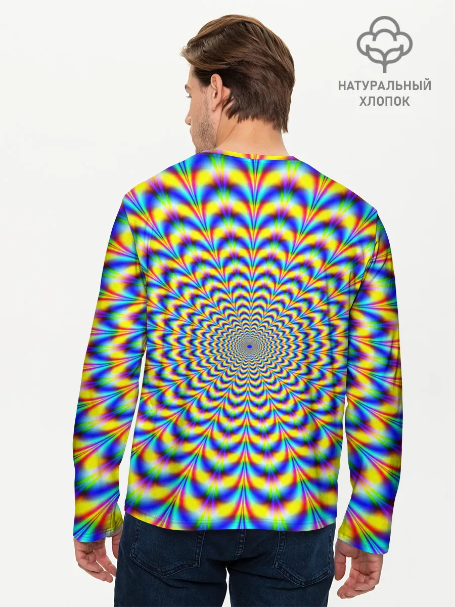Мужской лонгслив базовый / Пульсация