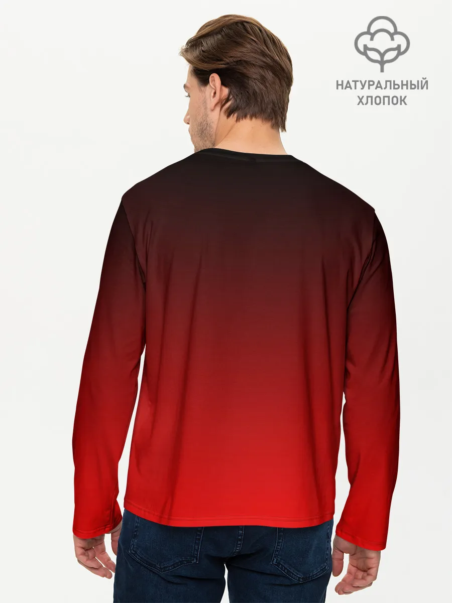 Мужской лонгслив базовый / Танк ЯРОСТЬ