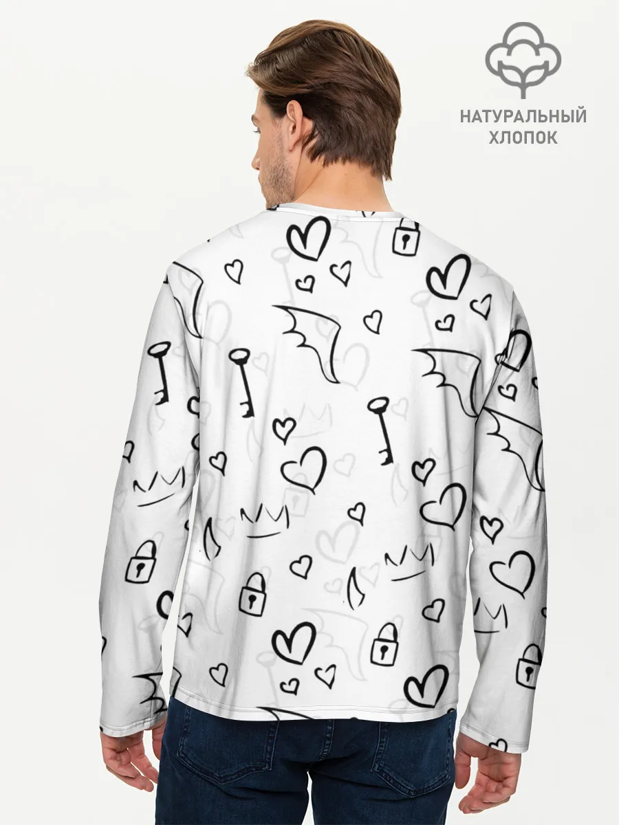 Мужской лонгслив базовый / ОТЕЛЬ ХАЗБИН АЛАСТОР