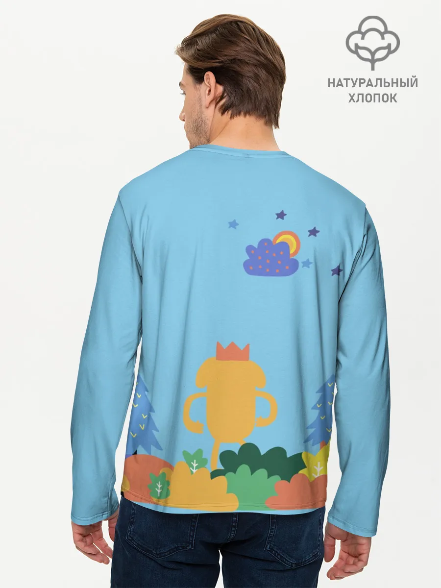 Мужской лонгслив базовый / Время приключений Winter