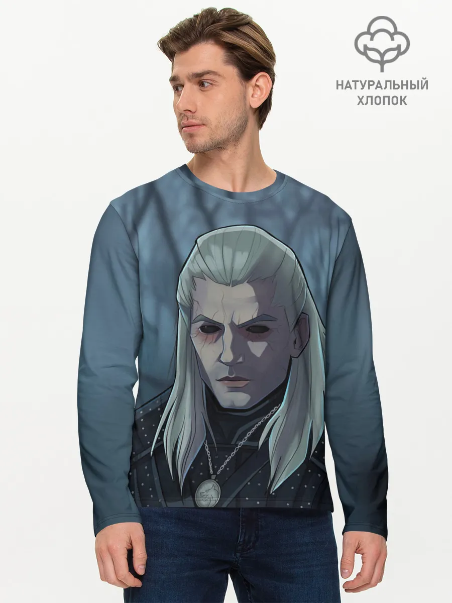 Мужской лонгслив базовый / НЕТФЛИКС ВЕДЬМАК