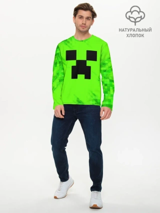 Мужской лонгслив базовый / MINECRAFT