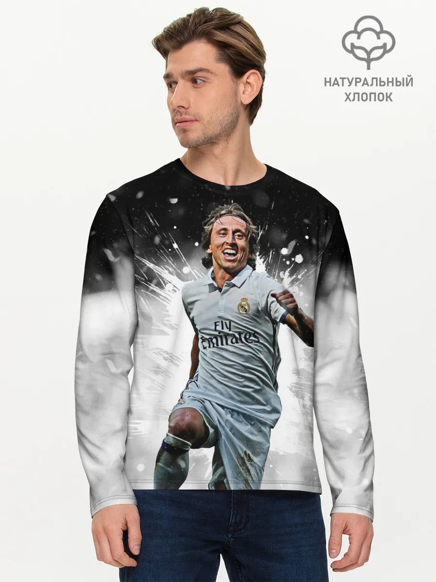 Мужской лонгслив базовый / Модрич