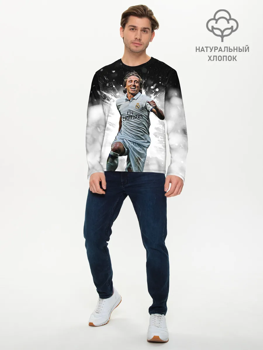 Мужской лонгслив базовый / Модрич