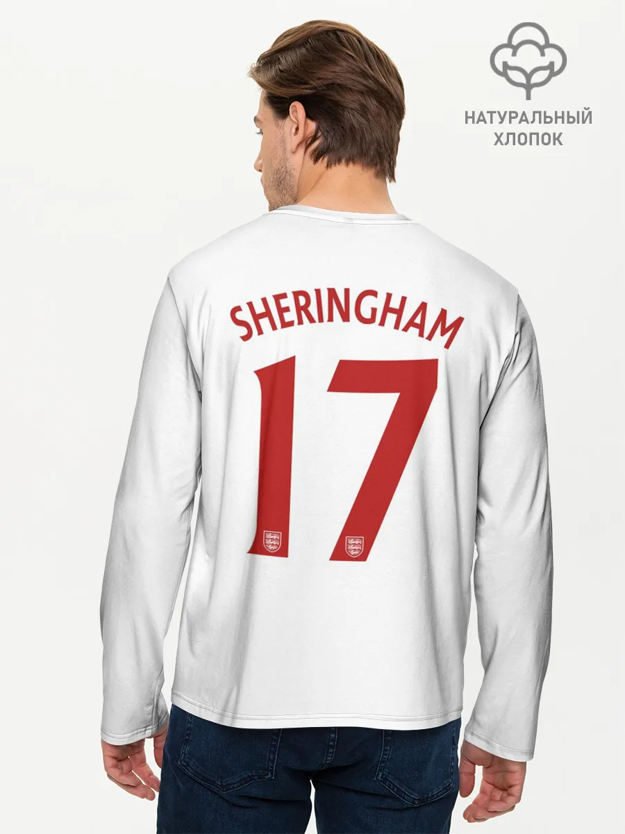 Мужской лонгслив базовый / Тедди Шерингем Англия Ретро