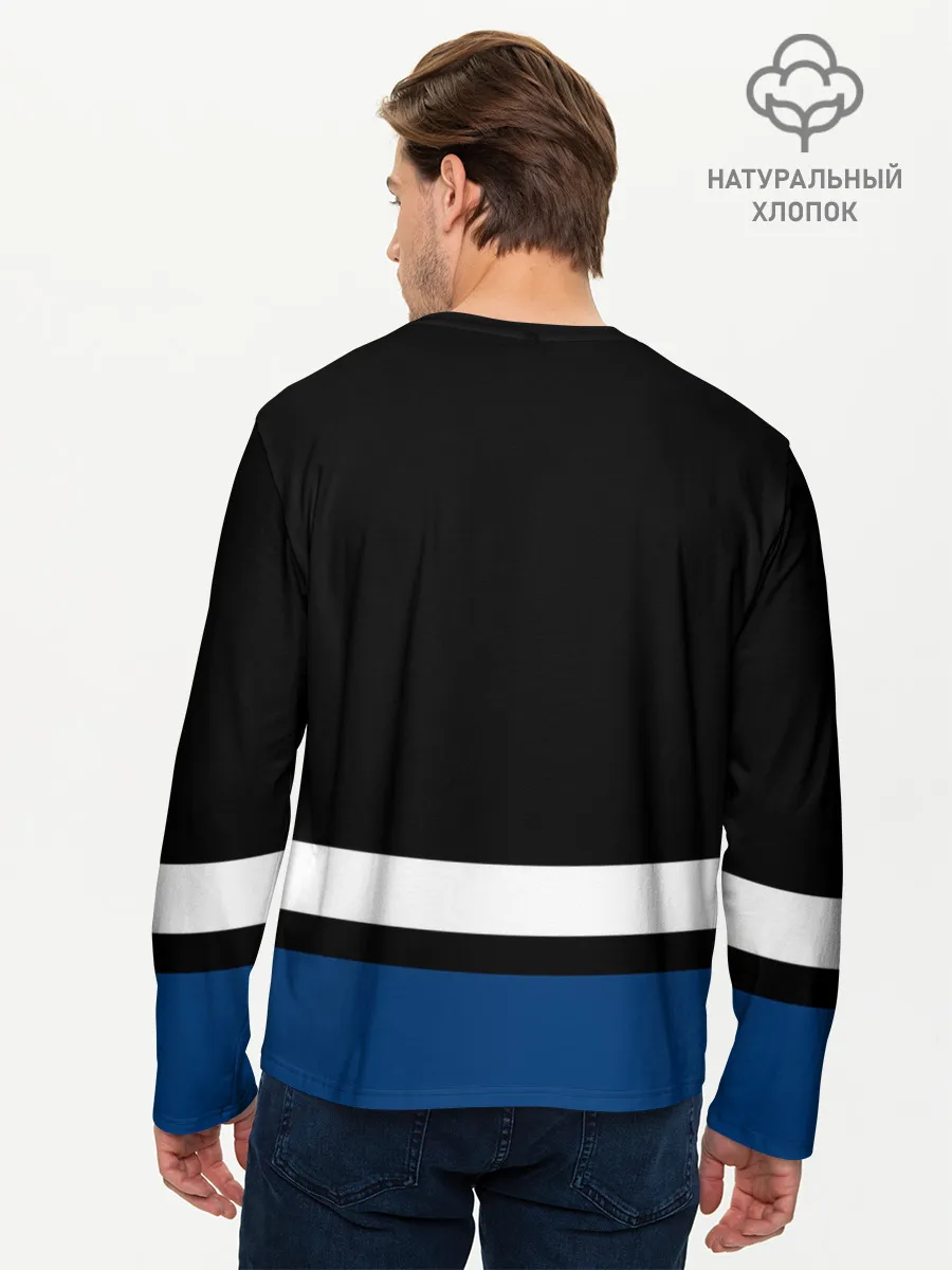 Мужской лонгслив базовый / Торонто Мейпл Лифс