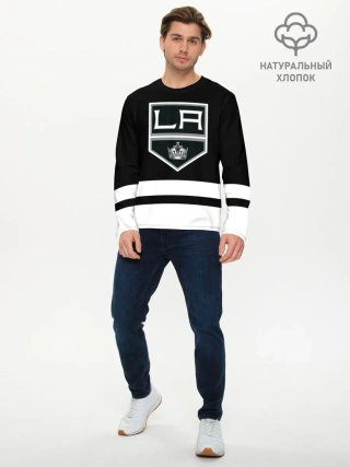 Мужской лонгслив базовый / Лос-Анджелес Кингз НХЛ