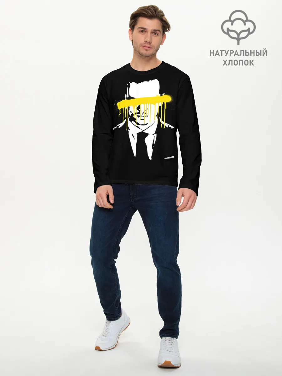 Мужской лонгслив базовый / Sherlock