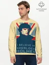 Мужской лонгслив базовый / Sherlock Holmes