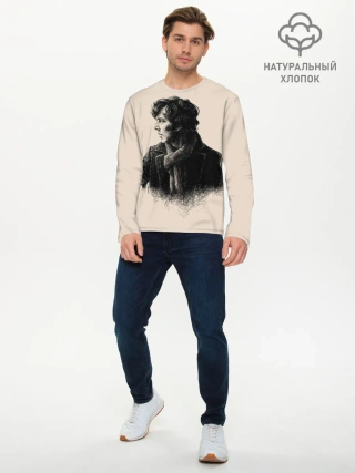 Мужской лонгслив базовый / Sherlock