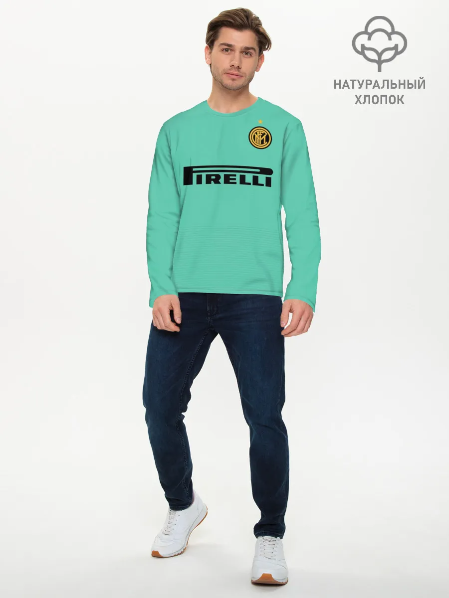 Мужской лонгслив базовый / Lukaku away 19-20