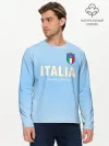 Мужской лонгслив базовый / Сборная Италии