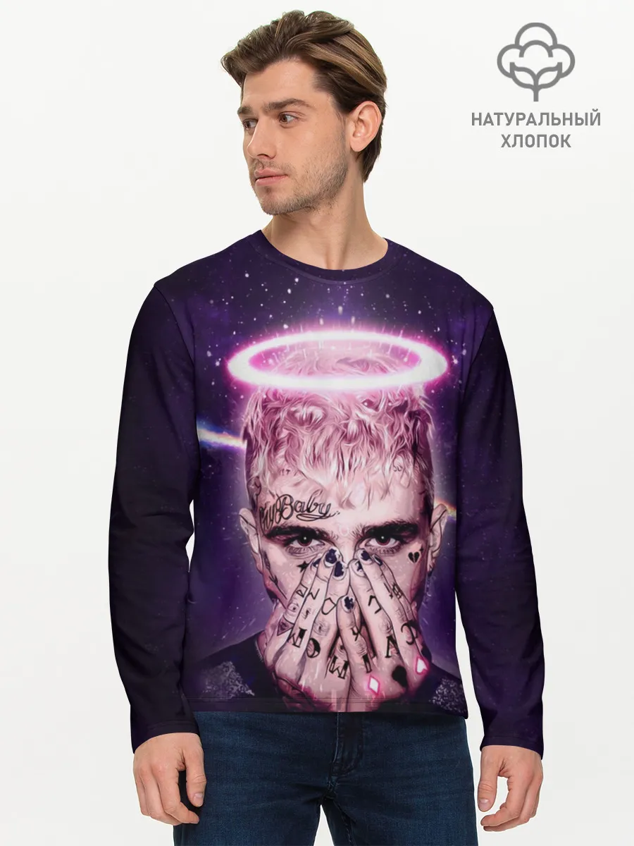 Мужской лонгслив базовый / Lil Peep