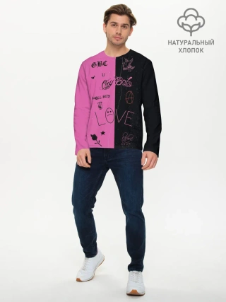 Мужской лонгслив базовый / Lil Peep