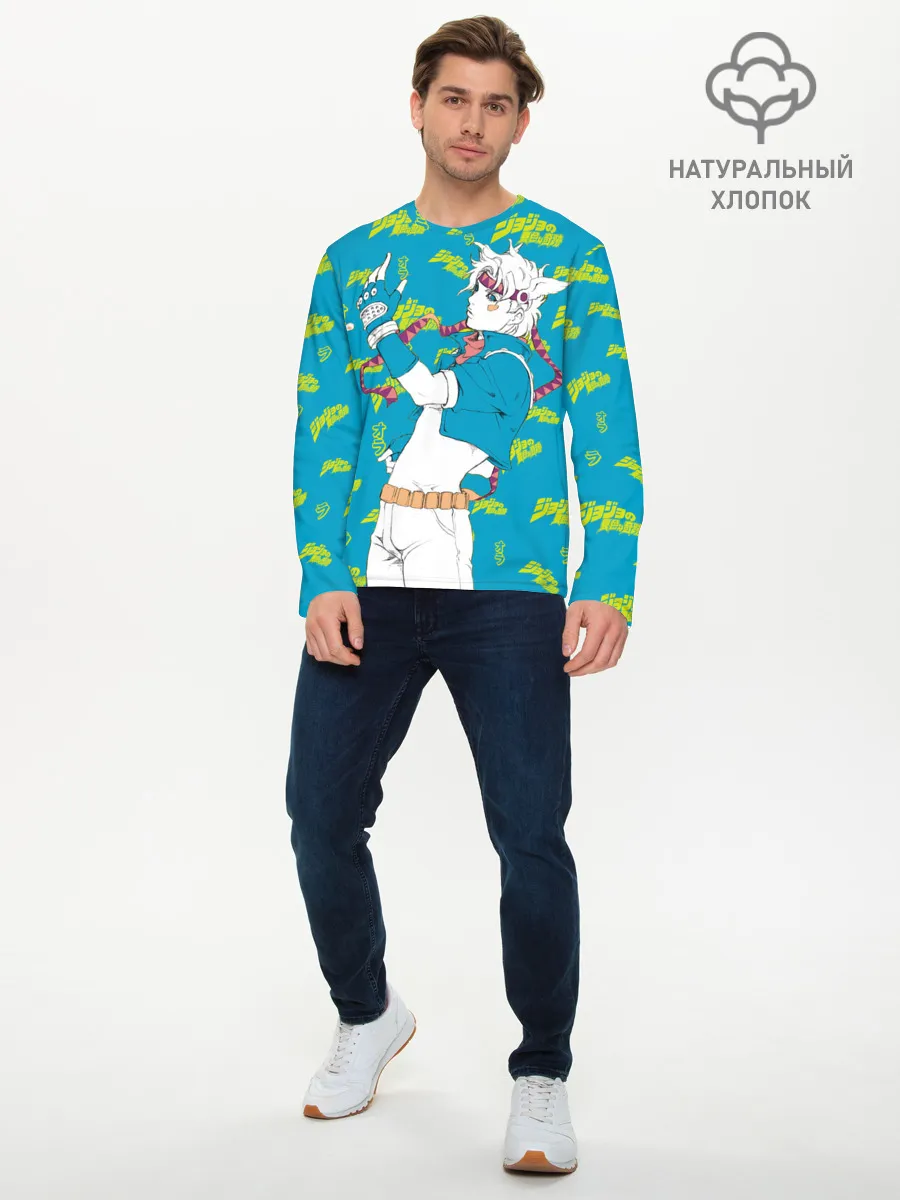 Мужской лонгслив базовый / JoJo Bizarre Adventure