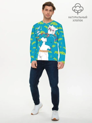 Мужской лонгслив базовый / JoJo Bizarre Adventure