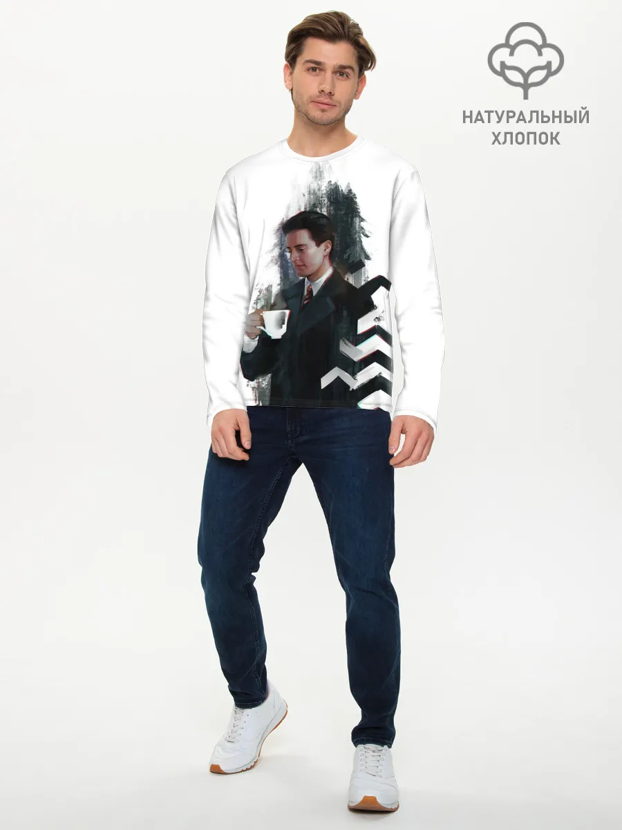 Мужской лонгслив базовый / Twin Peaks