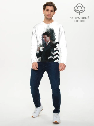 Мужской лонгслив базовый / Twin Peaks