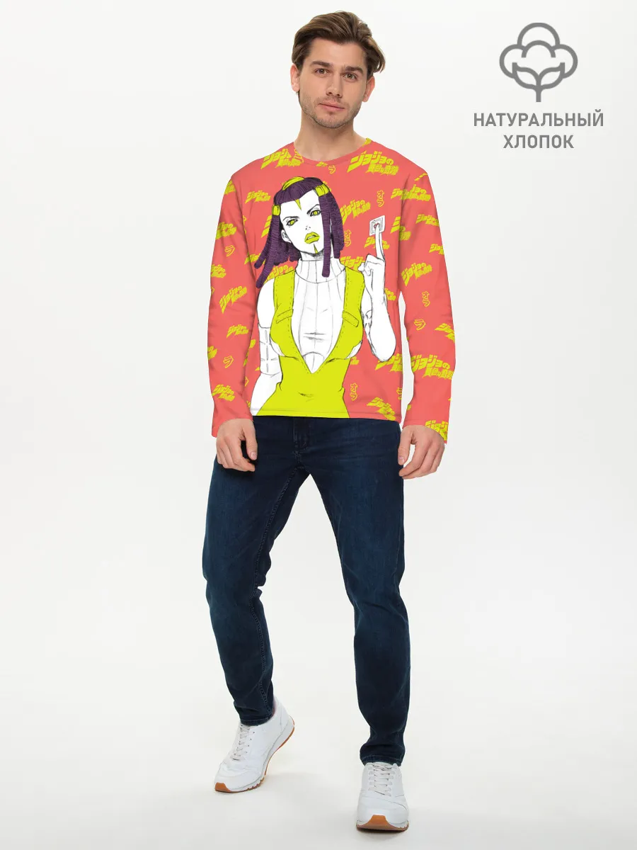 Мужской лонгслив базовый / JoJo Bizarre Adventure