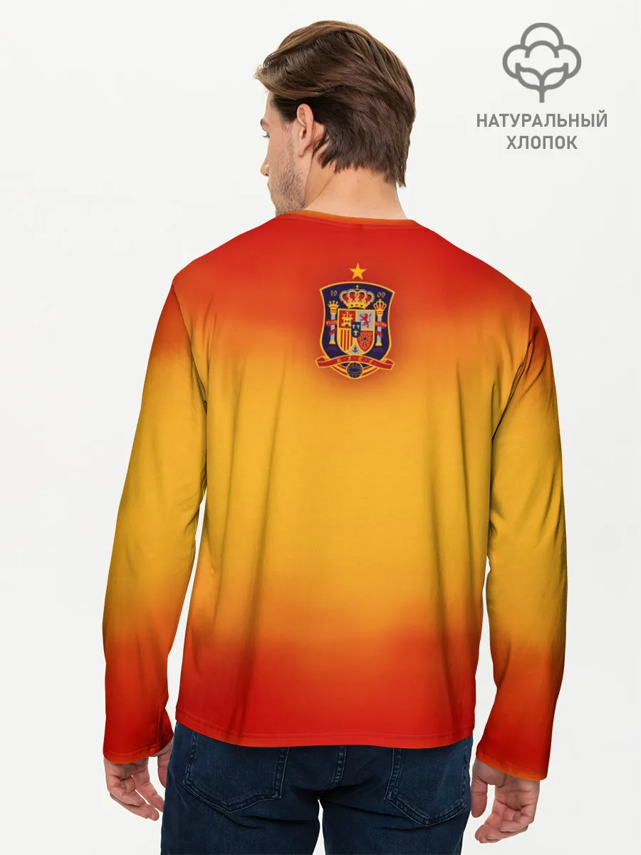 Мужской лонгслив базовый / Сборная Испании