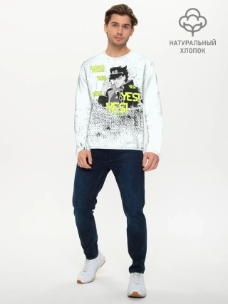 Мужской лонгслив базовый / JoJo Bizarre Adventure