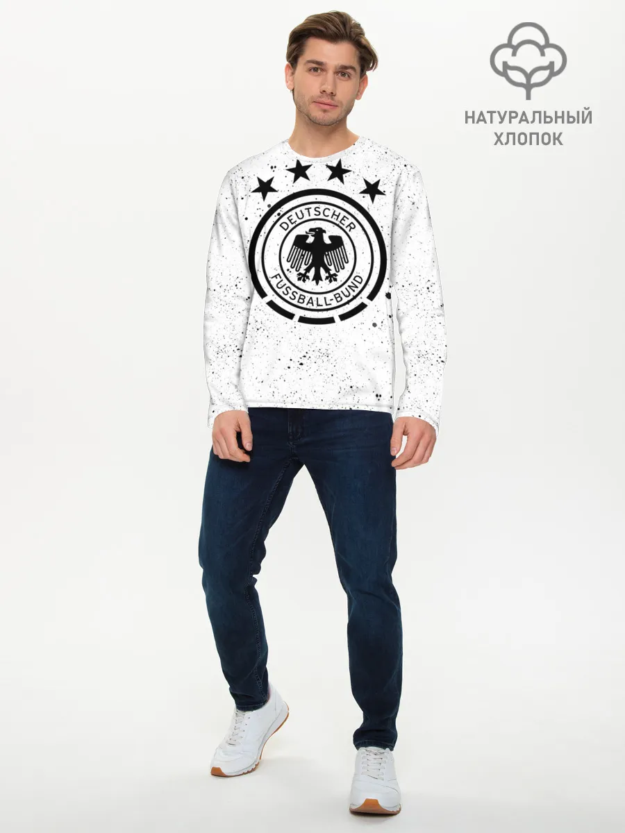Мужской лонгслив базовый / Сборная Германии