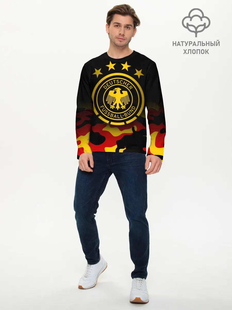 Мужской лонгслив базовый / Сборная Германии