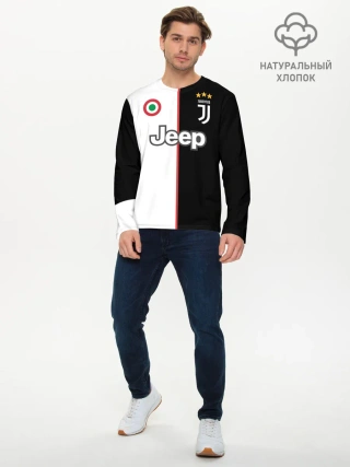 Мужской лонгслив базовый / Ronaldo Juventus Home 19/20