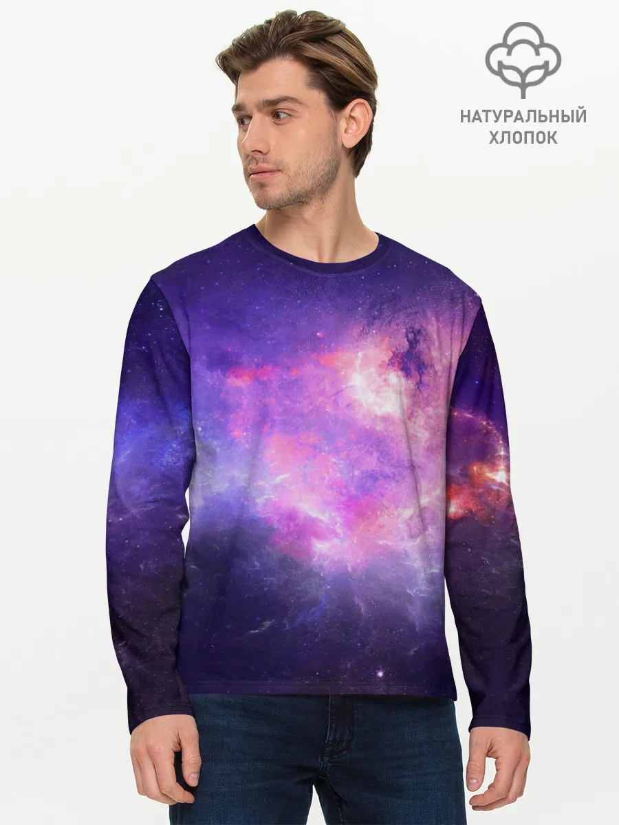 Мужской лонгслив базовый / Cosmos