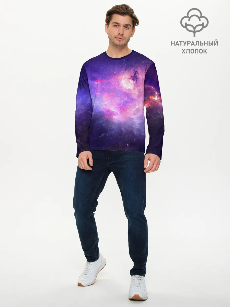 Мужской лонгслив базовый / Cosmos