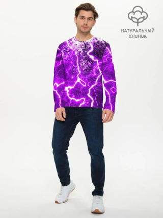 Мужской лонгслив базовый / НЕОНОВЫЙ STORM