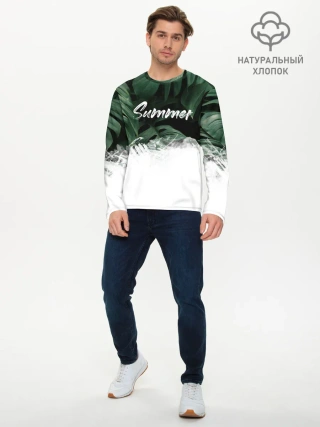 Мужской лонгслив базовый / Лето