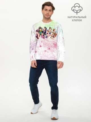 Мужской лонгслив базовый / JoJo Bizarre Adventure