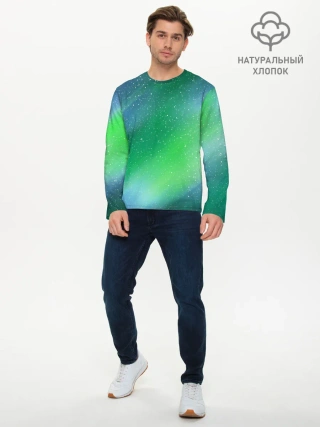 Мужской лонгслив базовый / КРАСКИ КОСМОСА