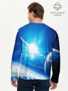 Мужской лонгслив базовый / Космос