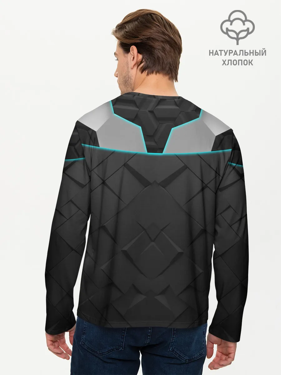 Мужской лонгслив базовый / NASA