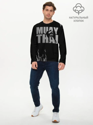 Мужской лонгслив базовый / Muay Thai