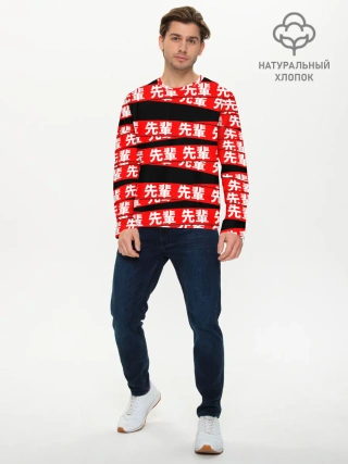 Мужской лонгслив базовый / Anime