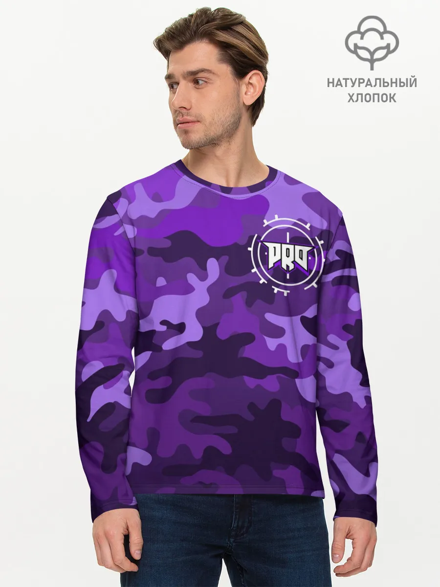 Мужской лонгслив базовый / pro100