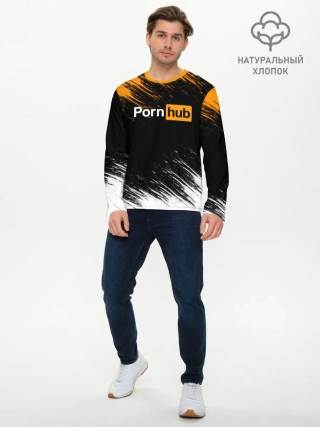 Мужской лонгслив базовый / Порно