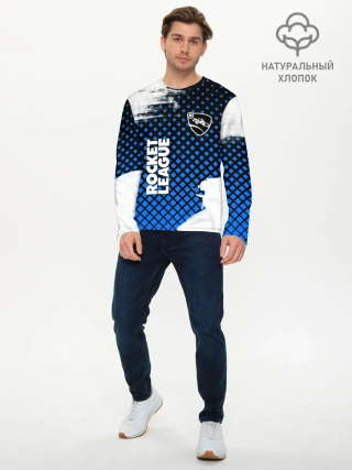 Мужской лонгслив базовый / ROCKET LEAGUE