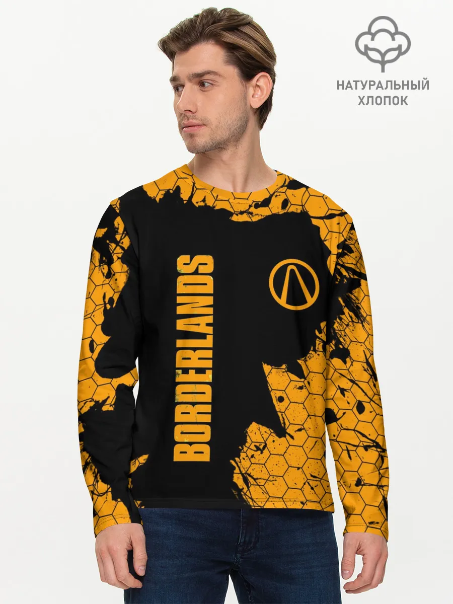 Мужской лонгслив базовый / BORDERLANDS