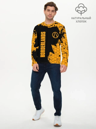 Мужской лонгслив базовый / BORDERLANDS