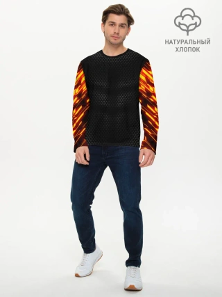 Мужской лонгслив базовый / СТАЛЬНАЯ БРОНЯ