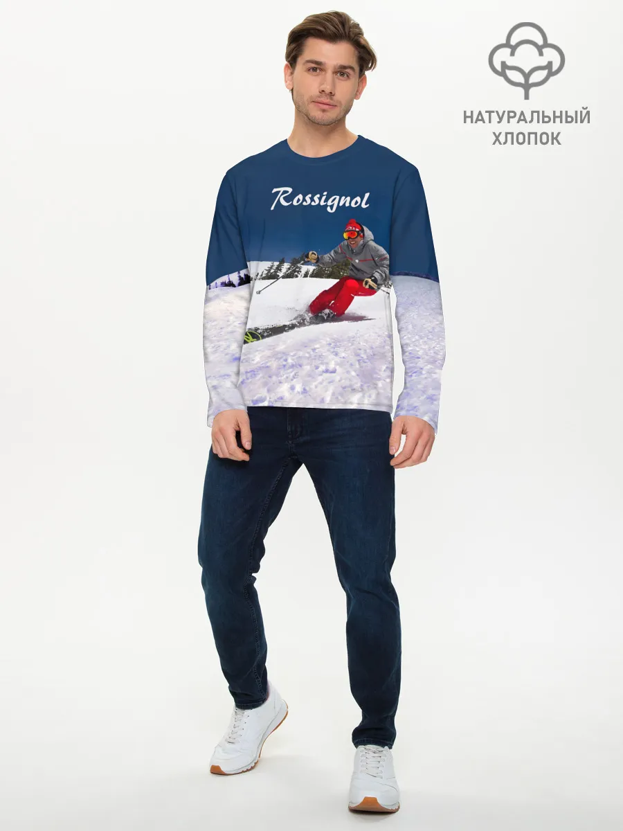 Мужской лонгслив базовый / Rossignol