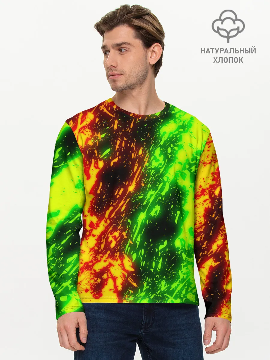 Мужской лонгслив базовый / TOXIC FLAME