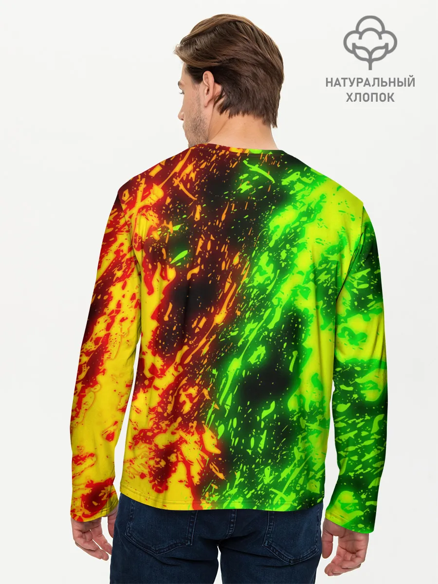 Мужской лонгслив базовый / TOXIC FLAME